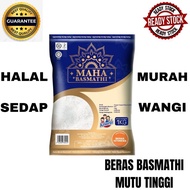Beras Basmati 1KG MAHA Basmathi Rice Cap Keluarga Long Grain Beras Basmathi Mutu Tinggi Biryani Rice