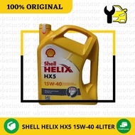 OLI MOBIL SHELL HELIX HX5 15W-40 4LITER 100% ORIGINAL
