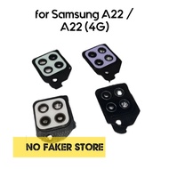 Ring + Samsung A22 Camera Glass | Samsung A22 4G / A225 Rear Camera Lens Cover