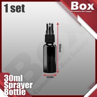 50pcs 30ml/60ml/100ml Black Color Empty Spray Bottles Plastic Refillable Container Dispenser Black P