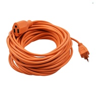 50FT AC Power Electric Outdoor Extension Cord 12 AWG 3 Prong 125V Extension Cable US 3Pin Plug Waterproof Flexible Long Wires for Outdoor Garden Yard