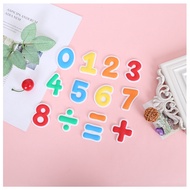HO265 Soft Rubber Fridge Magnet MATHS 15 PCS Refrigerator Magnet Educational Magnet for Whiteboard