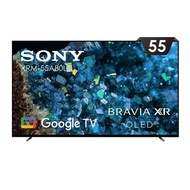 【SONY 索尼】BRAVIA 55型 4K HDR OLED Google TV顯示器（XRM-55A80L ）-含桌上型安裝_廠商直送