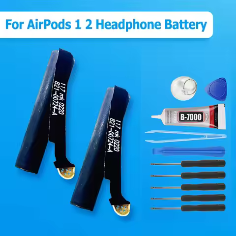 Brand-New 25mAh Bateria For Airpods 2nd 1st A1722 A2032 A2031 A1604 A1523 For AirPods 1 2 Rechargeab