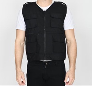 Rompi Pria Motor Parasut Anti Angin Polos Multisize - Warna Hitam/Persik/Hijau