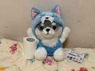 日版豆柴三兄弟 柴犬 雪橇犬 野狼 毛茸茸 公仔 毛公仔 Amuse Amufun Shiba Inu 黑柴 白柴 赤柴 胡麻柴西伯利亞 哈士奇 Siberian Husky 動物狗仔 景品公仔 毛公