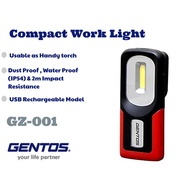 Rechargeable Gentos Japan GZ-001 Work Light COB LED Flashlight