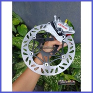 ❉ § ↥ ◤ KDR DISC (260mm) "4 Holes" With Bracket & RCB/BREMBO caliper for Click/Beat/Genio/Scoopy