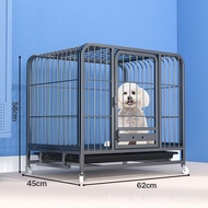 XYFull Square Tube Dog Cage Medium Large Dog Dog Cage Indoor Bold Reinforcement Outdoor Dog Cage Border Collie Golden Re