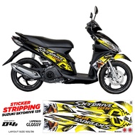 stiker motor Skydrive 125 / striping Suzuki Skydrive 125 / stiker variasi motor Suzuki Skydrive 125
