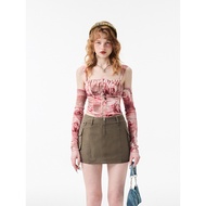 1JINN Studio - Sweet Spicy Velvet Printed Sling Top