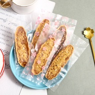 Bakery D'VER ️ No Side Seal Bags Size 5.5 * 15cm And 5.5 * 13cm 95-100 Per Pack Dried Banana Cookie Butter Bread Biscotti