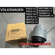 ( 100% ORIGINAL ) VOLKSWAGEN POLO JETTA GOLF MK6 1.4 BEETLE 1.2 1.4 TOURAN TIGUAN 1.4 OIL FILTER 03C