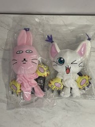 數碼暴龍一番賞 Digimon Adventure x My Friend Rabbit 迪路獸毛絨手偶 (D賞) 一對兩隻