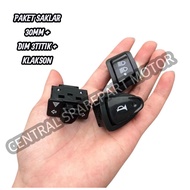 TOMBOL 3 IN 1 PACKAGE hazard turn signal button switch pnp just install the honda motorbike turn sig