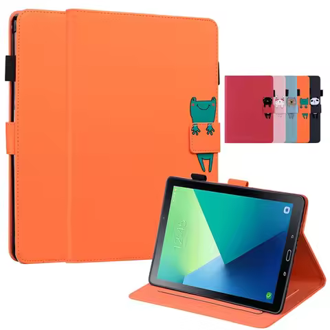 For Samsung Galaxy Tab A A6 10 1 2016 SM T580 Case Cute Cat Panda Painted Soft TPU Magnetic Tablet f