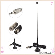 BORAG AM/FM Antenna, Universal Connector Adapter DAB Radio Antenna, Durable Enhanced Signal Receiver Tuner
