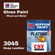 NIPPON PAINT Platone High Gloss 5 Liter 3045 Deep Leather