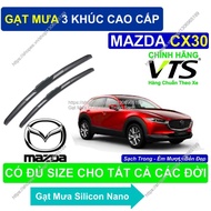 High-end 3-section wiper/ Nano Silicon Wiper for Mazda CX30/ bag Mazda CX30/ Mazda CX30 Steering Whe