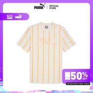 PUMA Basics เสื้อยืดผู้ชาย PUMA SQUAD สีขาว - 67897387