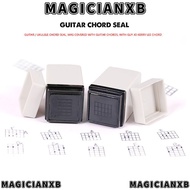 MAGICIANXB Chord Seal, Grid Portable Chords Stamp, Guitar/Yukri Convenient Chords Print Signet