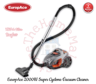 Europace 2000W Super Cyclone Vacuum Cleaner with HEPA Filter EVC3201W | EVC 3201W (1 Year Warranty)