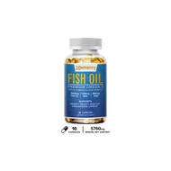 Fish Oil - Omega 3 Supplement with Essential Fatty Acid Combination of 1296 mg EPA and 864 mg DHA to Support Heart Brain and Healthy Cholesterol Levels 120 Capsules