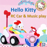 Cartoon Hello Kitty RC Car For Children Radio Control Toy Car High Speed Musical Remote Lighting Juguetes Mobile For Girls And Boys Toys for Boys