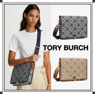 ‼️22FW New🇺🇲TORY BURCH T MONOGRAM JACQUARD MESSENGER BAG 老花郵差袋