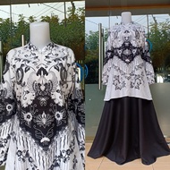 Gamis setelan pemda model rok span dan gamis terbaru baju seragam pemda khaki ASN terbaru Baju terle