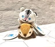 日本大阪NIFREL河狸🦫白老虎手機吊飾擦拭螢幕玩偶