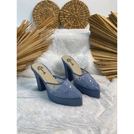 Seyla Denim 12cm Beautiful Shoes