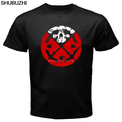 Men Brand Clothing Tees Casual Slim Fit Summer Cotton Short Sleeve Male Streetwear LIFE OF AGONY Roc