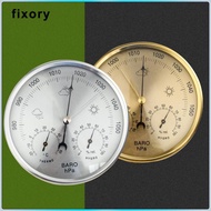 [fixory] 3 in 1 Barometer Weather Station for Home Compact Easy Read Simple Weather