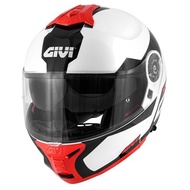 GIVI X21 CHALLENGER SPIRIT WHITE/BLACK/RED - HX21FSRWR63