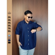 KEMEJA T-Shirt Jumbo KnitPOLO Short Sleeve Shirt Collar 2XL 3XL 4XL 5XL 7XL 9XL