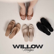 SAN VIN SHOES - WILLOW WEDGES HEELS | Wedges Block Heels Premium Basic Wedges Heels for Women