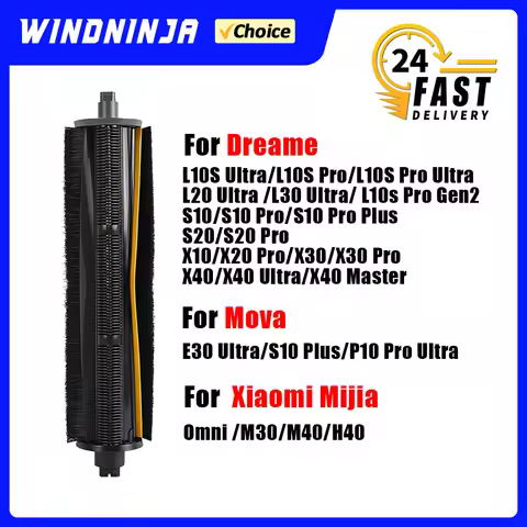 TriCut Brush For Dreame X20 Pro/X30 Pro/X40 Ultra/L10S Pro Ultra/L20 Ultra/S10/S20 Pro/L10s Pro Gen2