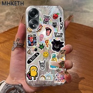 MHKETH Case For OPPO A58 4G A58 5G A58X 5G A78 5G A1X A2X 5G Colorful Mobile Phone Trendy Brand