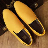 47 Large Size Men's Casual Shoes Pointed Toe Shoes Outer Leather Shoes Men's Comfortable Breathable 