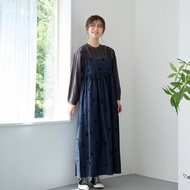 【預訂】印度製 吊帶牛仔刺繡長裙