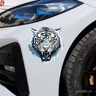 Popular Tiger Head Car Stickers Car Body Scratch Cover Stickers Pattern Collection Electric Vehicle 