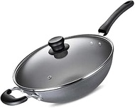 Wok Saucepan Frying pan Non-Stick pan Steak Pot cast Iron Wok cast Pot Wok Cooking Pot Skillet Pan 32CM Frying Pan interesting
