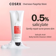 【Authentic】COSRX Salicylic Acid Daily Gentle Cleanser , Salicylic Acid 0.5%, Tea Tree Leaf Oil 0.2% 【150ml】