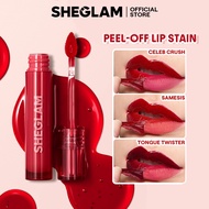 SHEGLAM Peel Talk Lip Tints Tongue Twister Lip Stain Matte Liquid Lipstick Pewarna Bibir & Noda