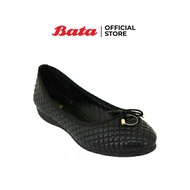 *Best Seller* Bata LADIES CASUAL BALLARINA รองเท้าลำลองแฟชั่นสตรี แบบสวม สีดำ รหัส 5516878 Ladiesflat Fashion