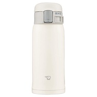 Zojirushi Water Bottle, Direct Drink [One Touch Open] Stainless Steel Mug 360ml Pale White SM-SF36-WM