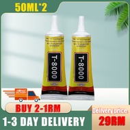 100% ORIGINAL T8000 Black Glue Fast Dry Mobile Phone Tablet Screen LCD Back Cover Multipurpose Adhes