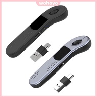 BT5.3 2.4G Air Mouse Type-C Charging Portable PPT Presentation Tool Remote Control Presenter for Pow