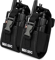 abcGoodefg 3 in1 Radio Holder Holster Case Pouch Bag for GPS Kenwood Motorola baofeng UV5R UV82 UV5R